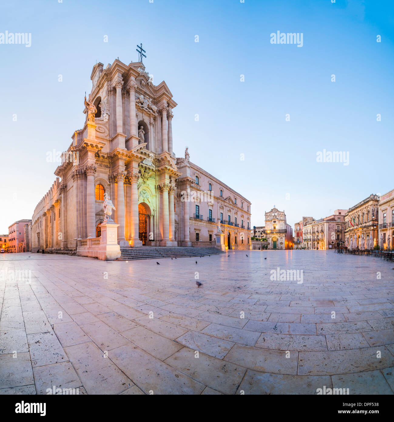 Piazza Duomo At Night Syracuse Cathedral And Church Of St Lucia Alla Piazza Duomo At Night Syracuse Cathedral And Church Of St Lucia Alla