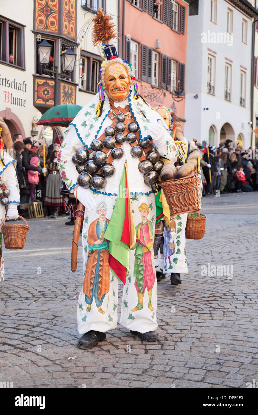 Narrensprung, traditional carnival, Rottweiler Rottweil, Black