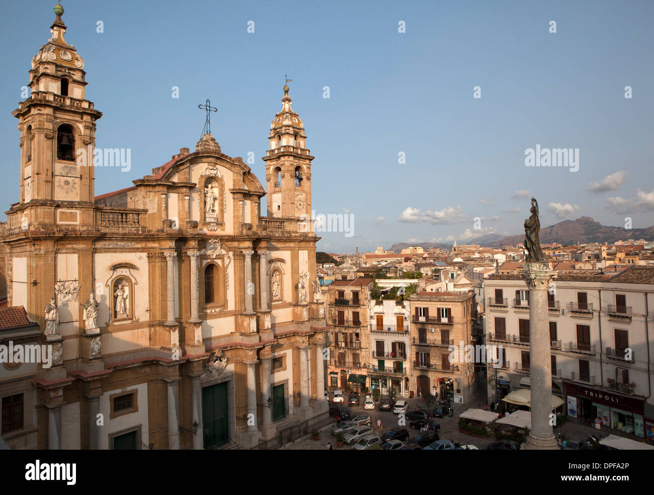 The church of San Domenico, Palermo, Sicily, Italy, Europe Stock Photo