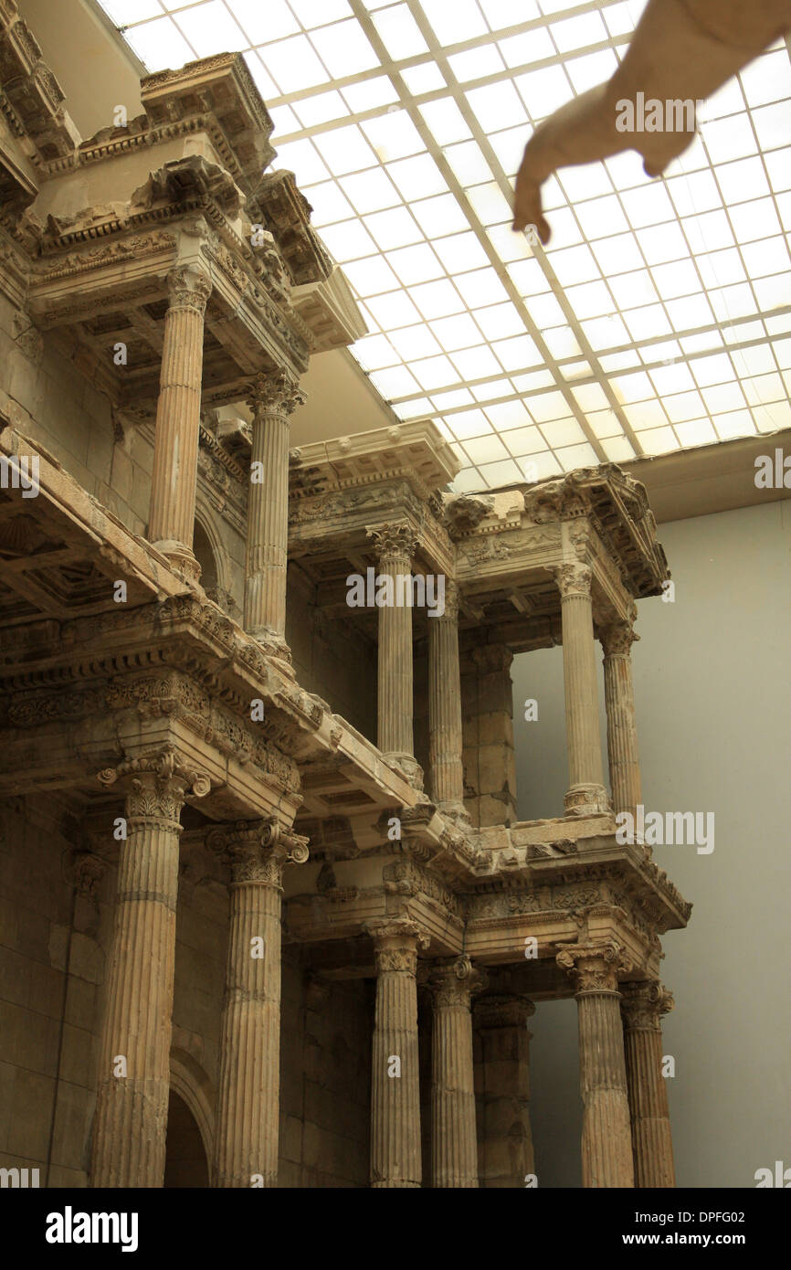 Pergamon Museum in Berlin,Market Gate of Miletus Stock Photo