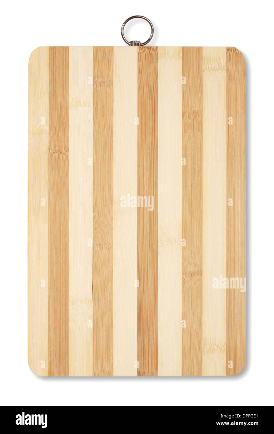 Kitchen cutting board isolated on white background Stock Photo Alamy