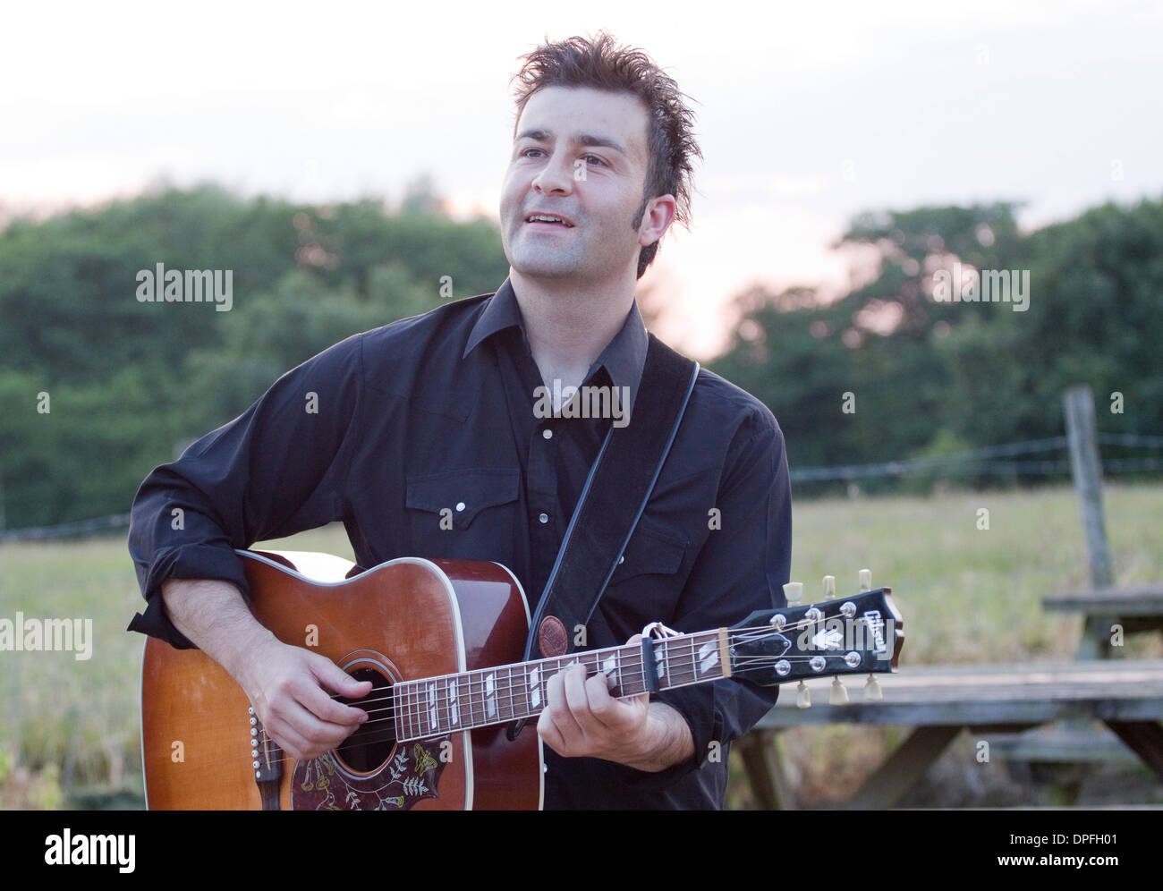 Irish country/Americana singer/musician Ben Glover Stock Photo