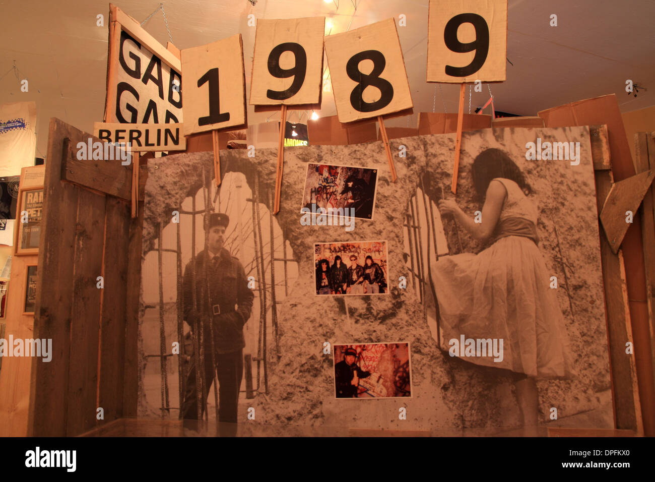 Ramones museum, Berlin Stock Photo