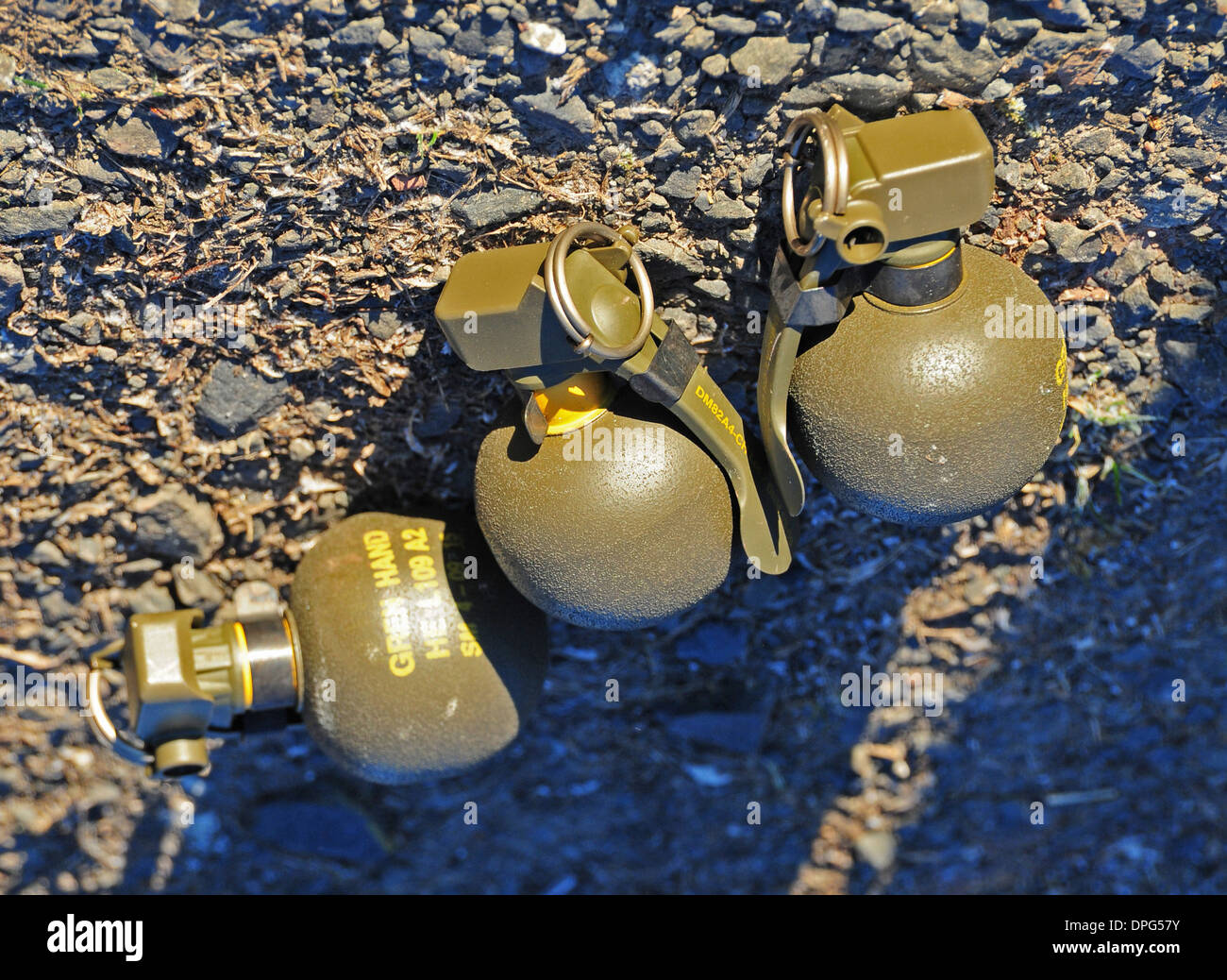 l2 British army hand,grenade Stock Photo