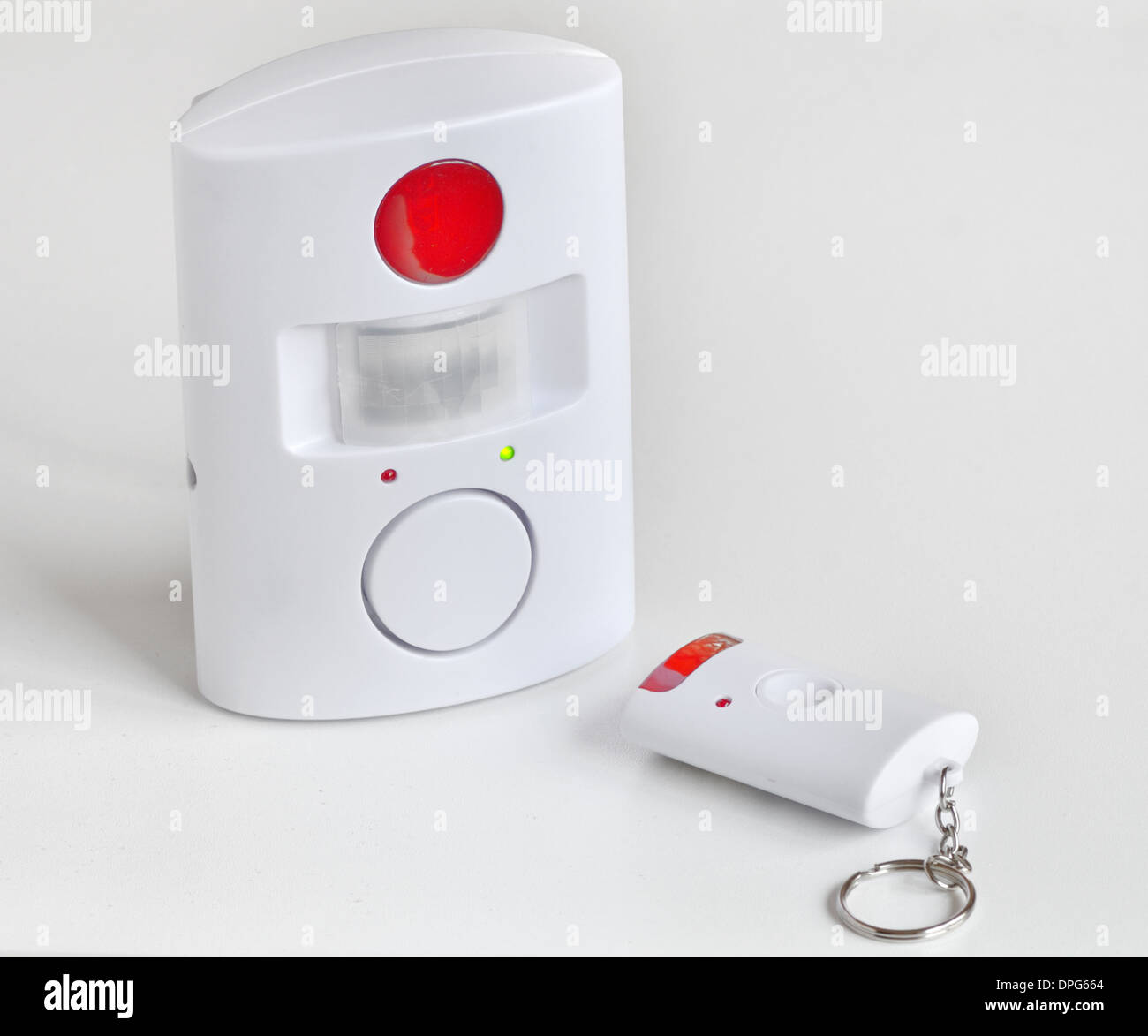 home alarm system and remote controlled Stock Photo