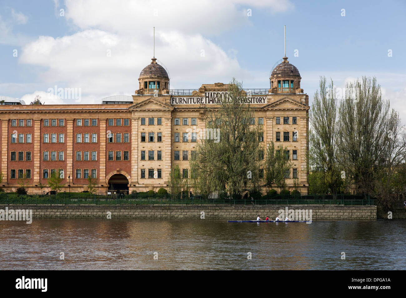 The Harrods Furniture Depository Stock Photo Alamy