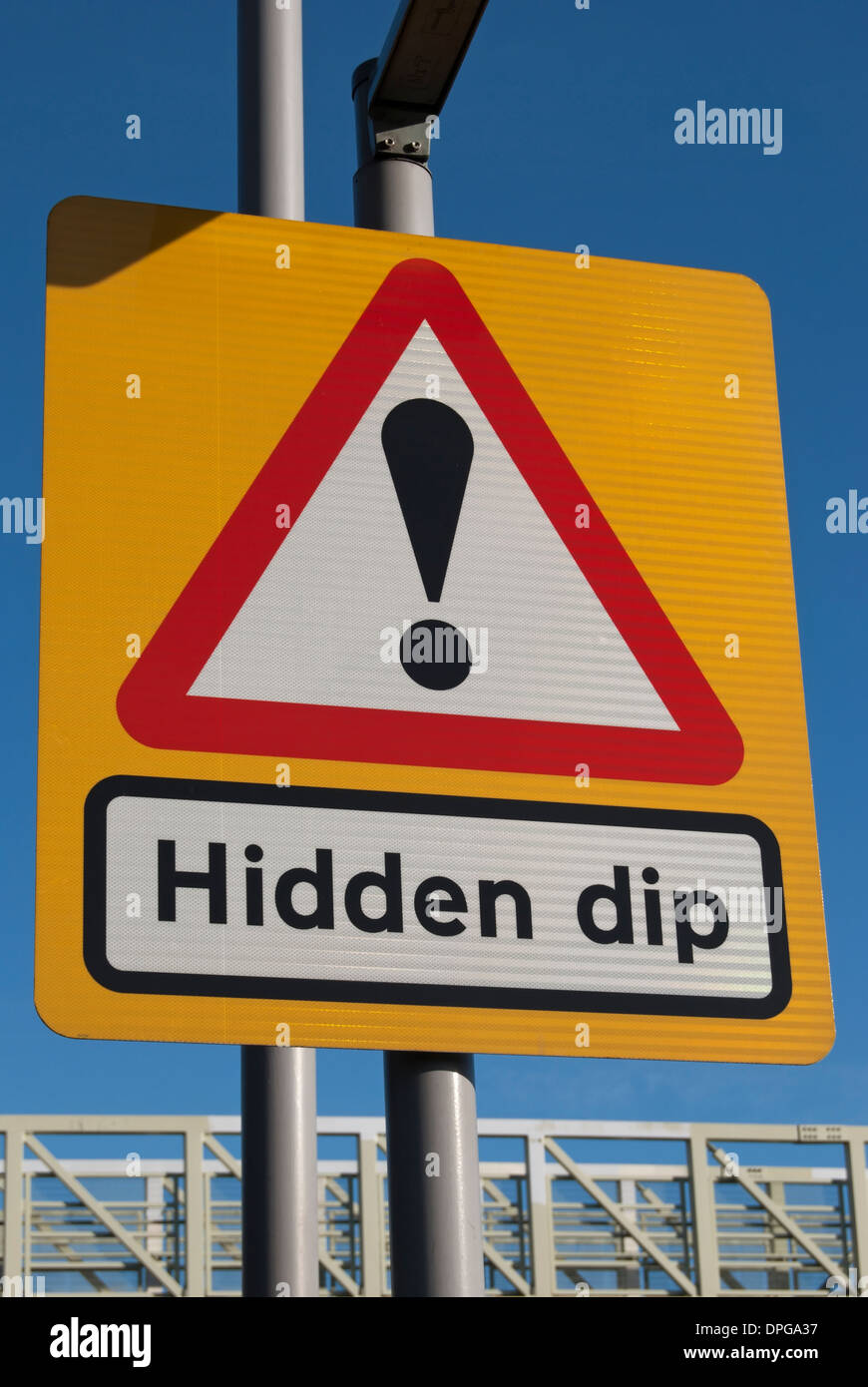 Hidden dip road sign hires stock photography and images Alamy