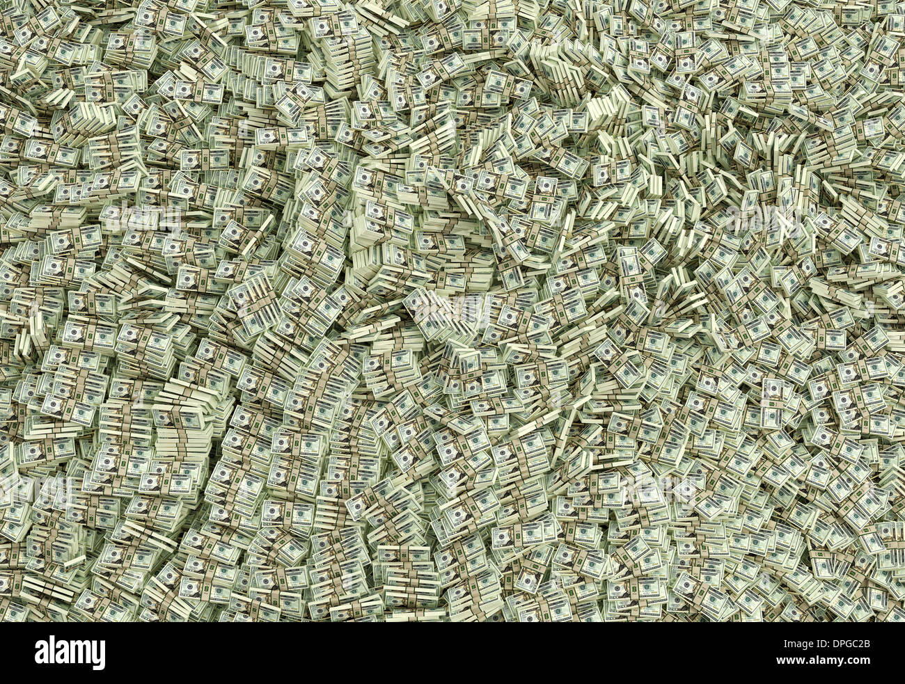 Big pile of Cash Stock Photo