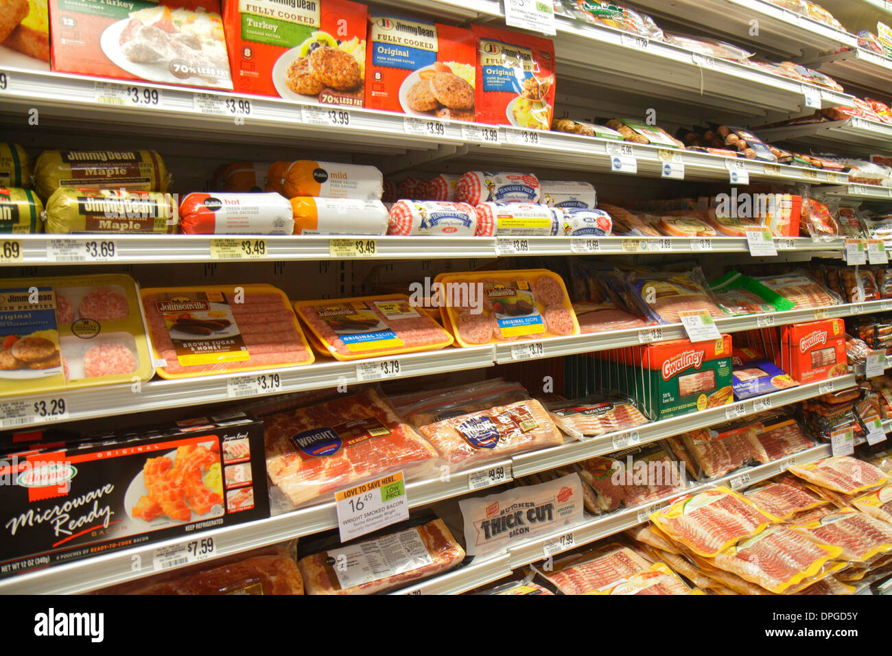 Miami Homestead Florida Publix grocery store supermarket food Stock