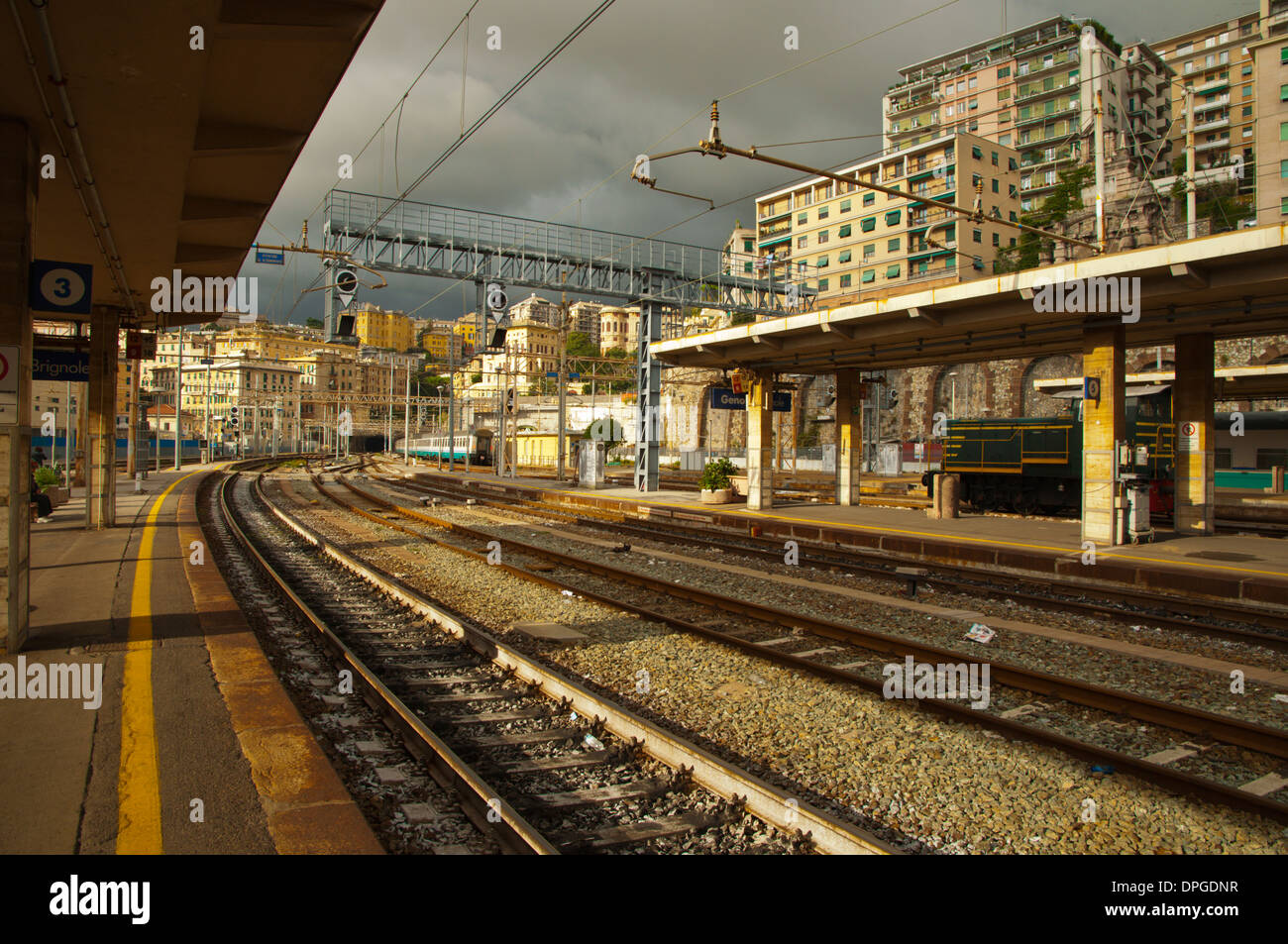 Brignoli railway station central Genoa Liguria region Italy Europe