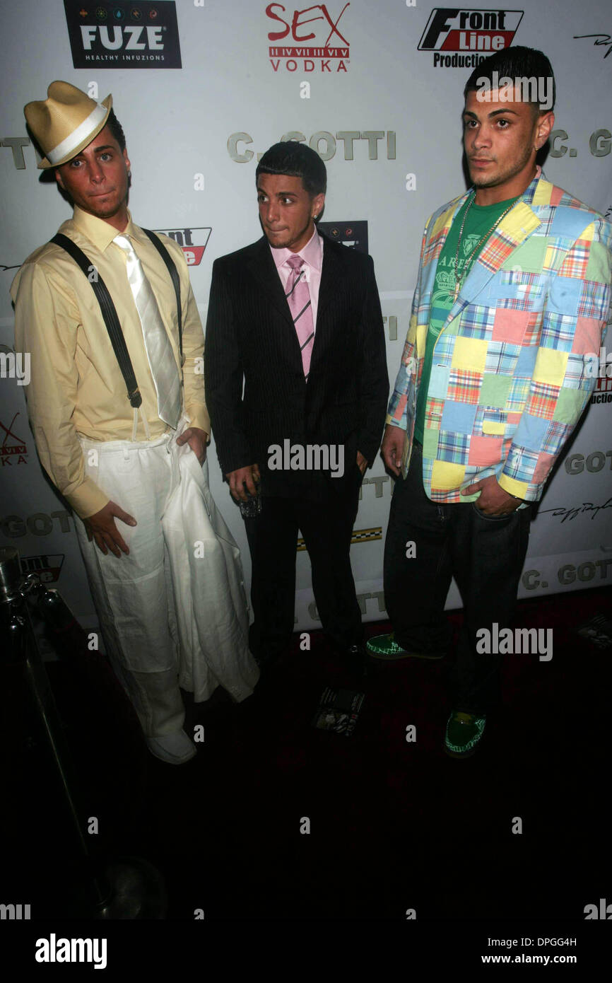 June 18, 2006 - New York, New York, U.S. - CARMINE GOTTI CELEBRATES HIS  21ST BIRTHDAY AT THE CHINA CLUB.WEST 47TH STREET , NEW YORK New York  06-18-2007. 2007.CARMINE , JOHN AND