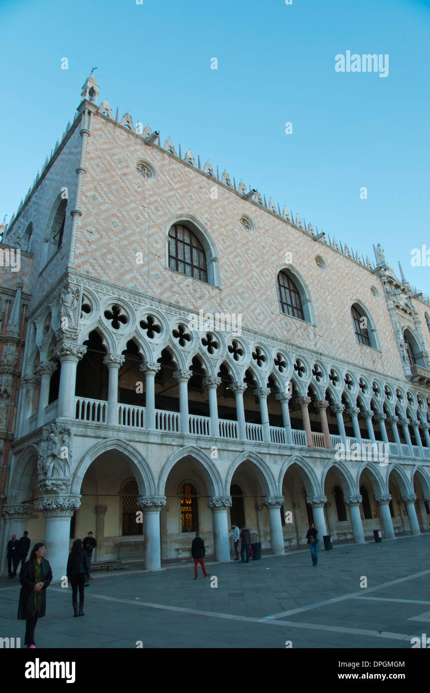 Palazzo Ducale at Piazzetta square San Marco district Venice the Veneto Italy Europe Stock Photo