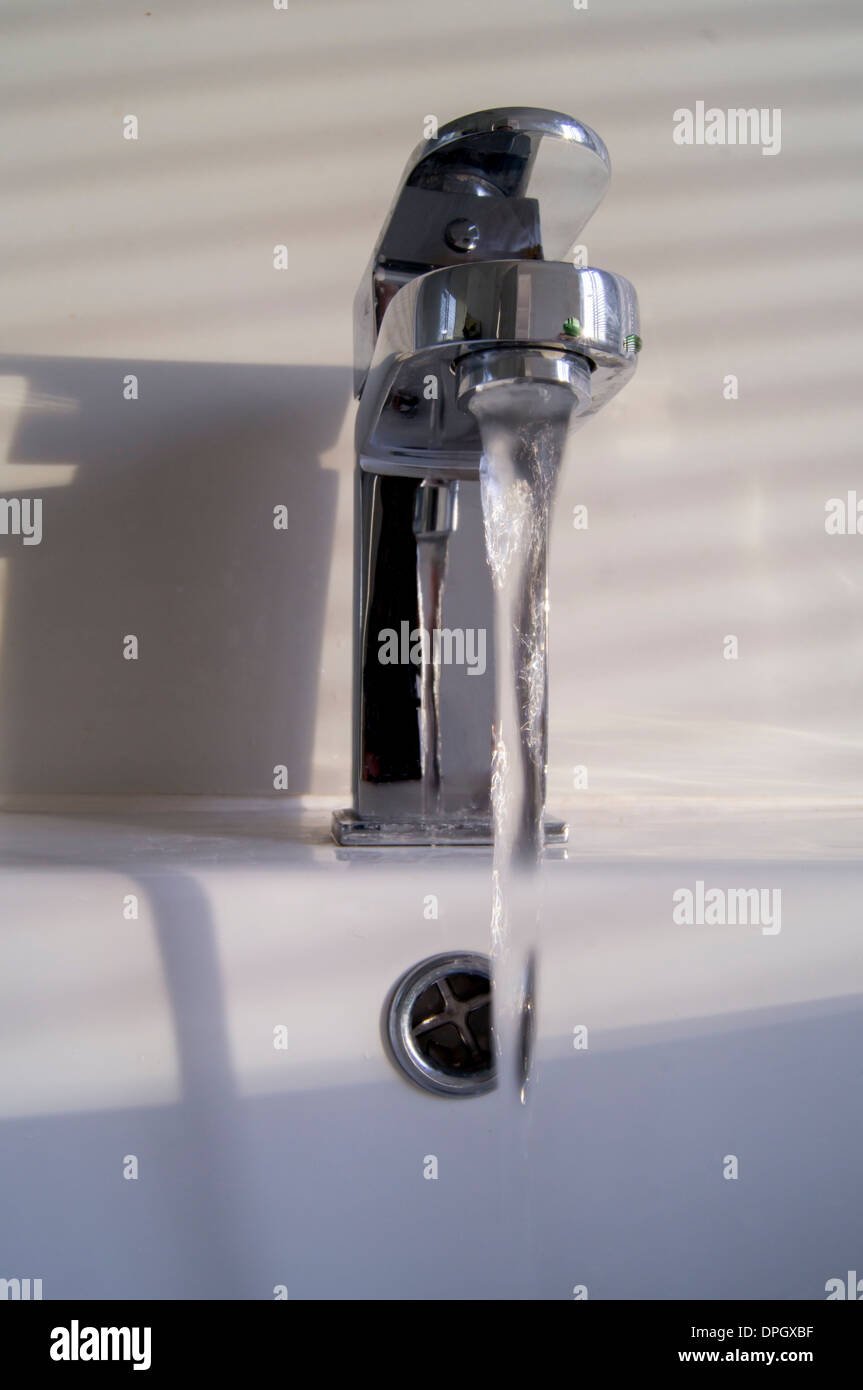 Tap running water Stock Photo Alamy