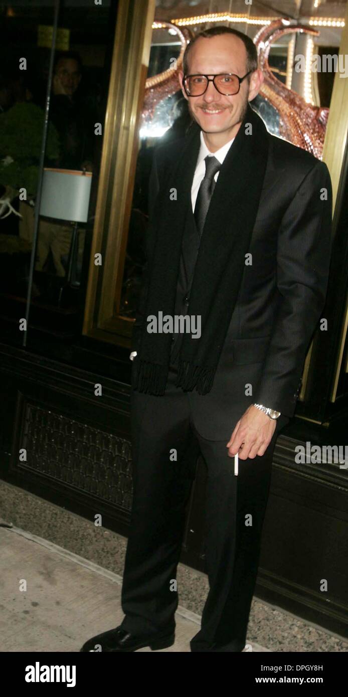 Apr. 11, 2006 - New York, New York, U.S. - GRAND OPENING OF THE TOM FORD  STORE AND THE CELIBRATORY DINNER AFTERWARDS.MADISON AVENUE 04-11-2007.  2007.Rick Mackler TERRY RICHARDSON.K52520RM(Credit Image: © Rick  Mackler/Globe