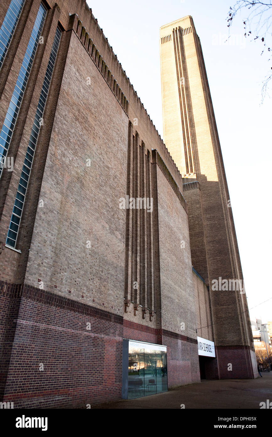 Tate Modern, Bankside Power Station, Bankside, London, UK, England, Great Britain Stock Photo