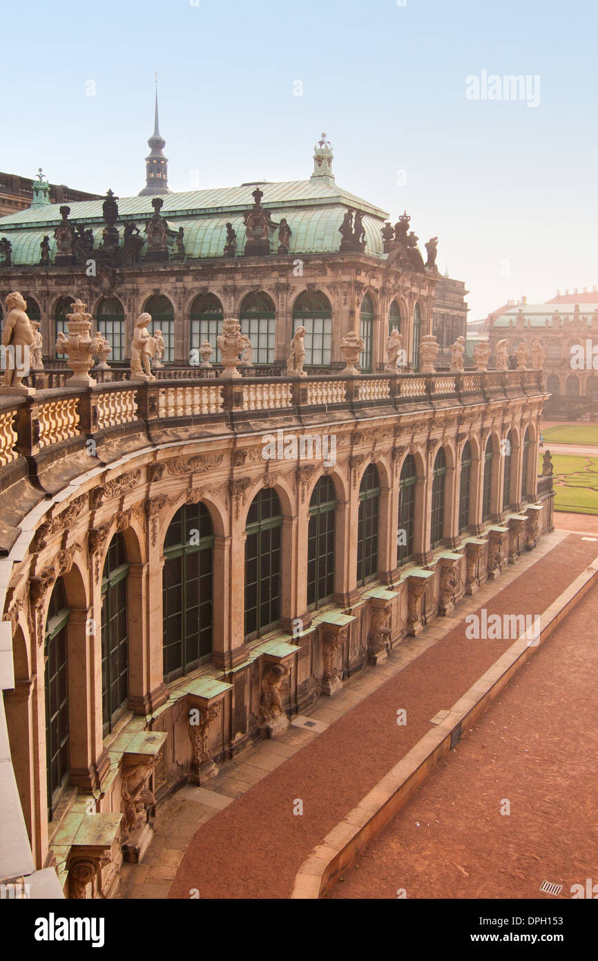 The Wall Pavilion in Zwinger with Stock Photo
