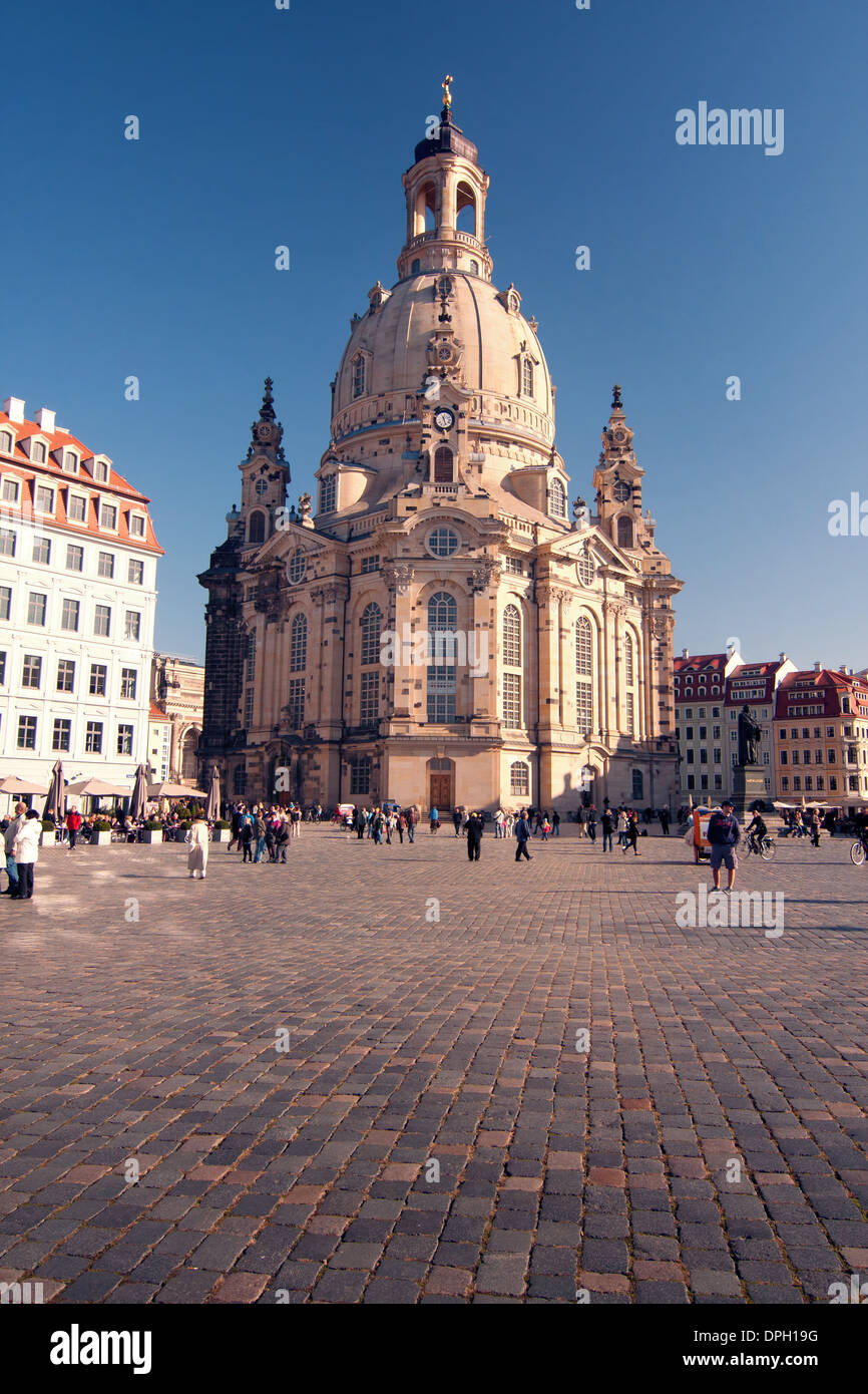 The Frauenkirche- Dresden - Germany Stock Photo