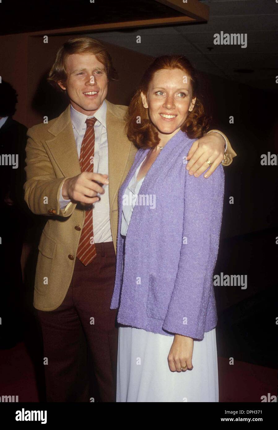 June 15, 2006 - Hollywood, California, U.S. - RON HOWARD WITH HIS WIFE CHERYL ALLEY 1979.# 11235.(Credit Image: © Phil Roach/Globe Photos/ZUMAPRESS.com) Stock Photo