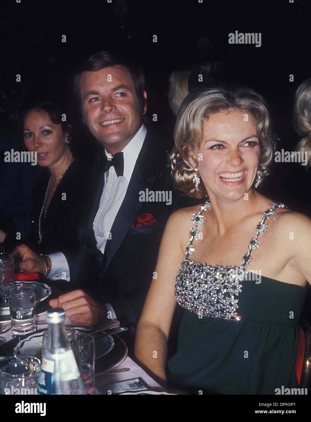 Aug. 3, 2006 - Hollywood, California, U.S. - ROBERT WAGNER WITH WIFE MARION MARSHALL 1970.# 6844.(Credit Image: © Phil Roach/Globe Photos/ZUMAPRESS.com) Stock Photo