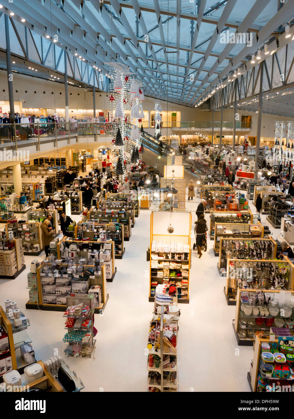 UK, England, Surrey, Kingston upon Thames, John Lewis interior Stock Photo Alamy