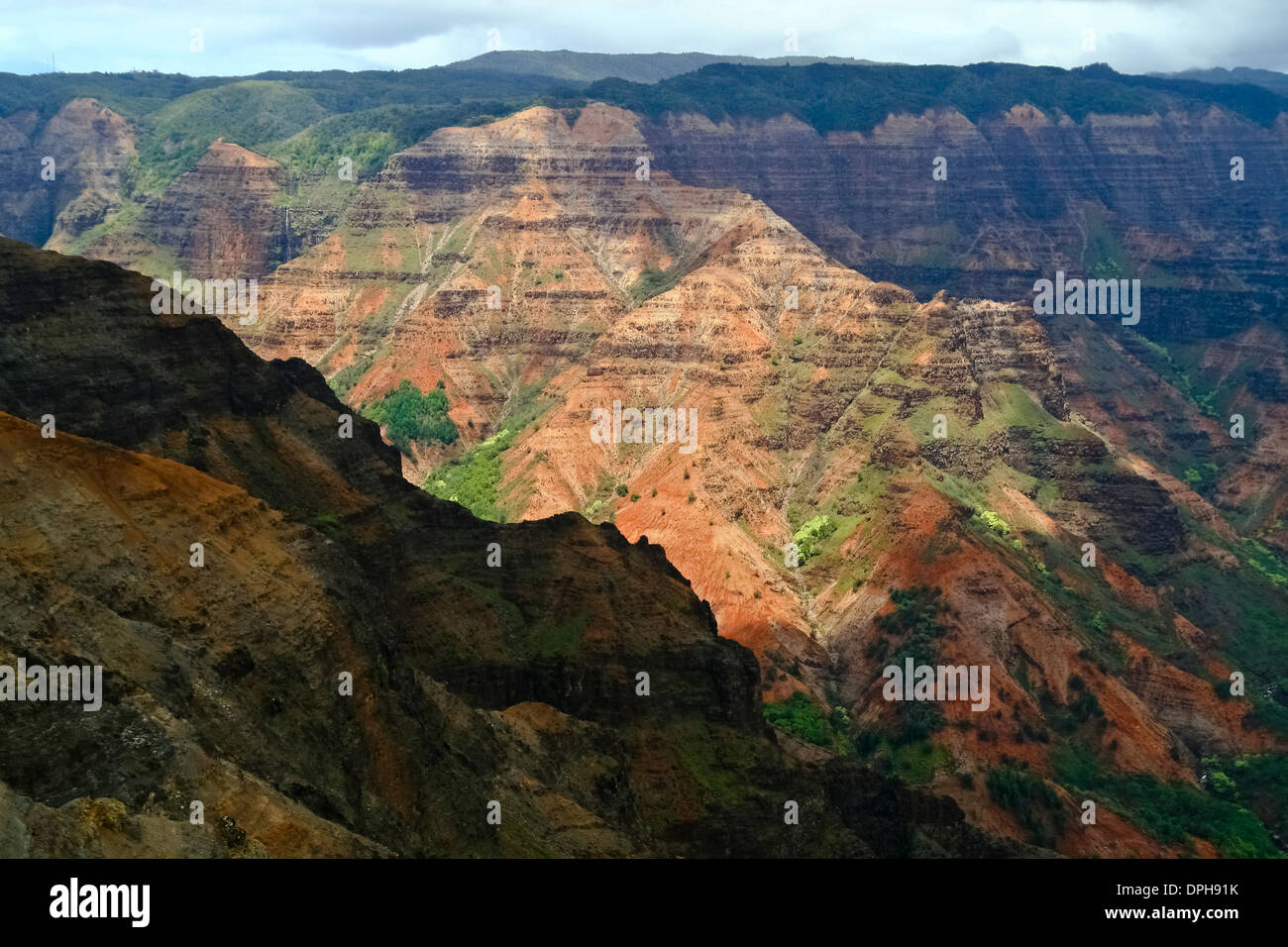 Mountains on the island of Kauai, Hawaii, USA Stock Photo Alamy