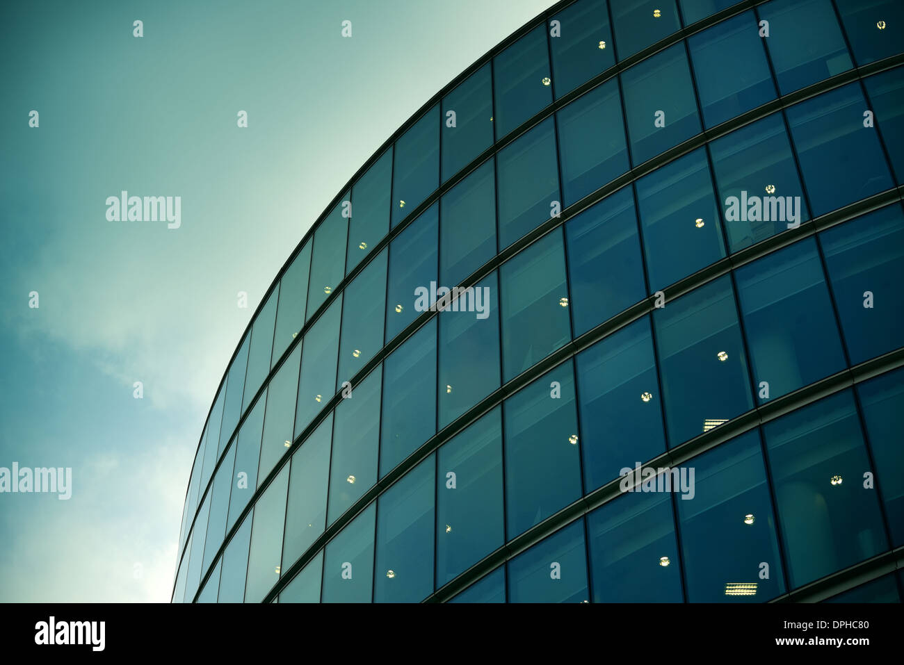 Modern office building in london business district stock photo alamy
