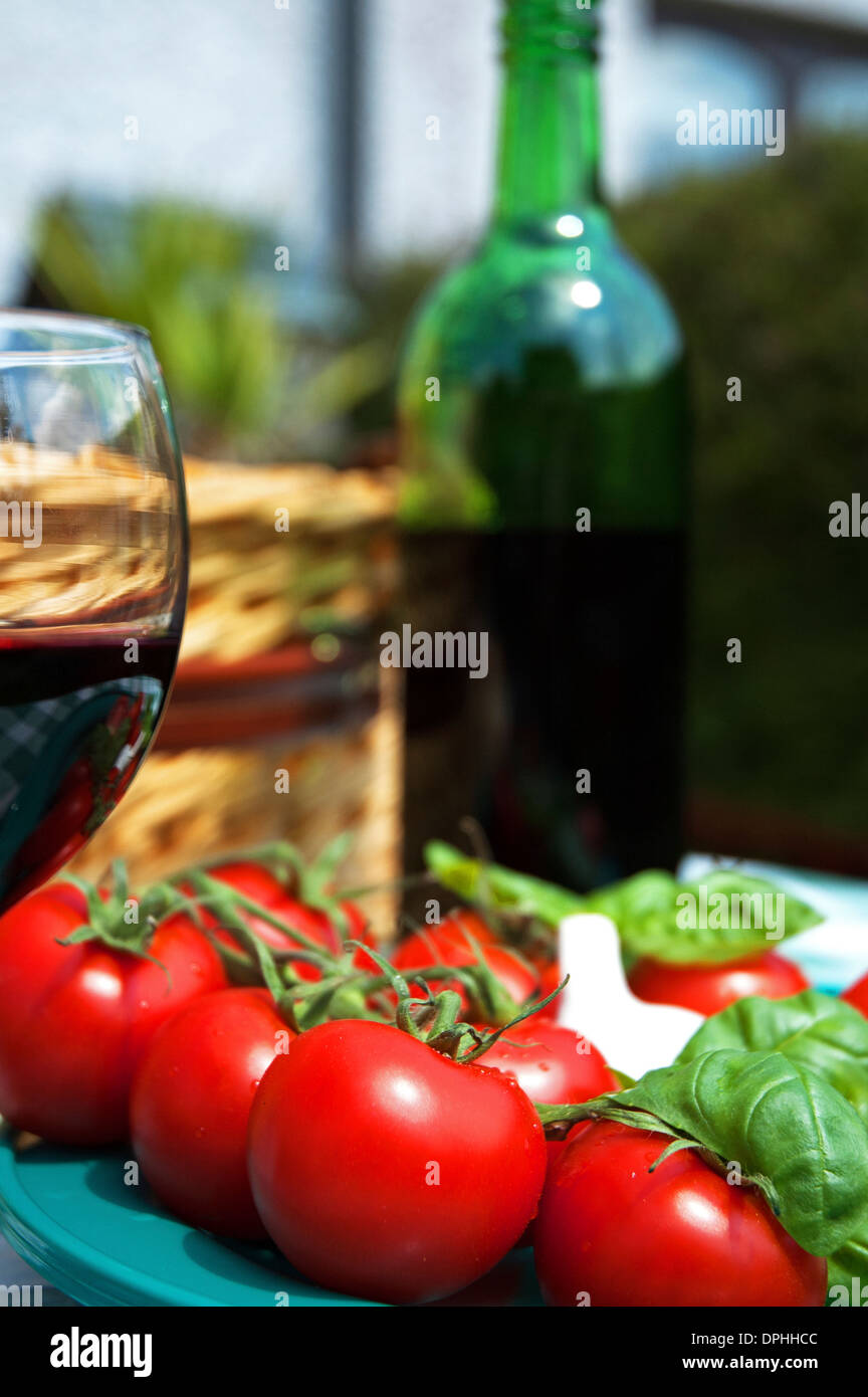 al fresco lunch Stock Photo Alamy