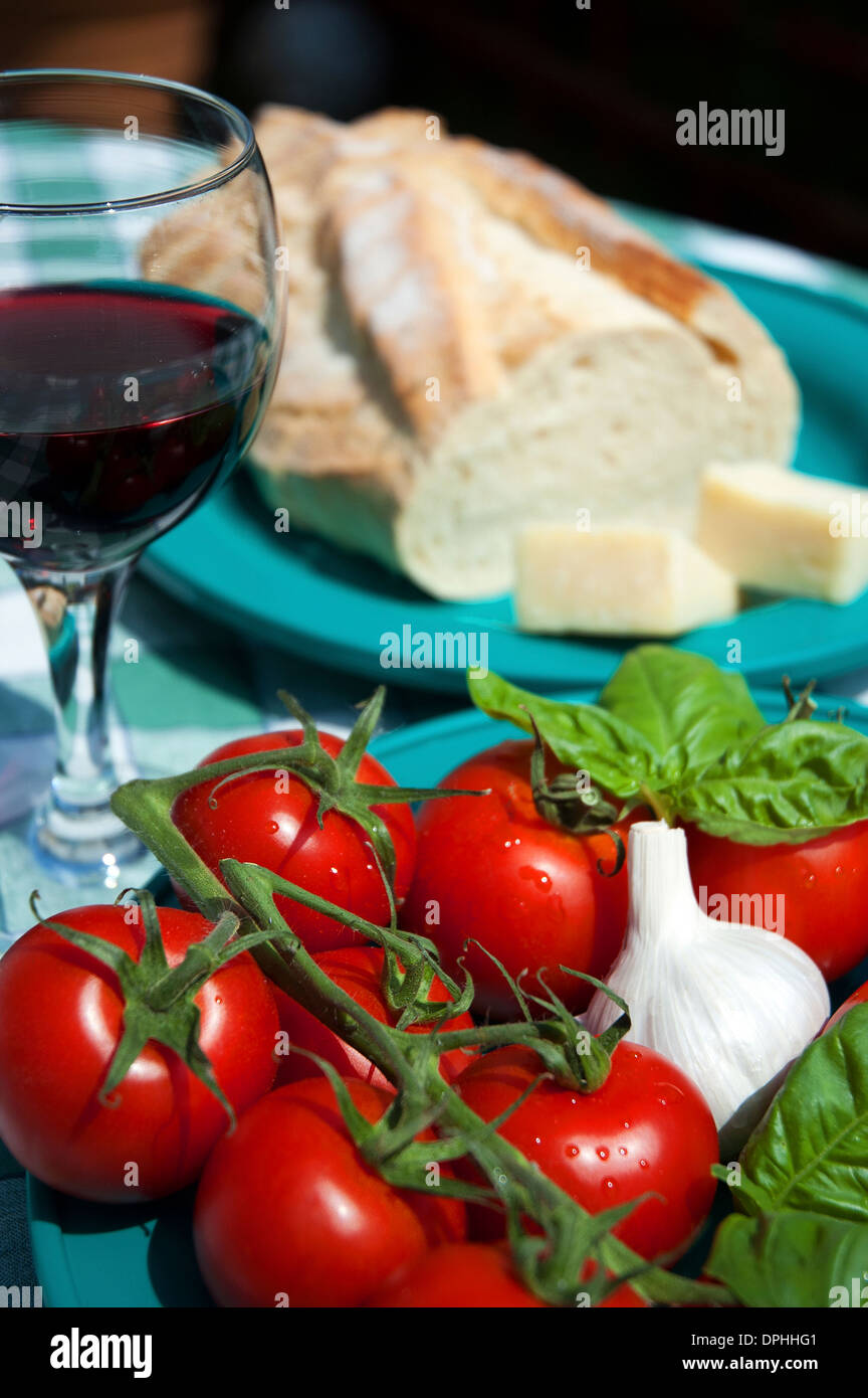 al fresco lunch Stock Photo Alamy