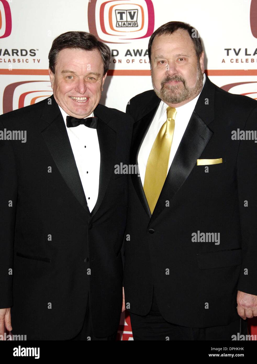 Mar. 19, 2006 - Hollywood, California, U.S. - SANTA MONICA, CA MARCH 19, 2006 (SSI) - -.Actors Jerry Mathers and Frank Bank pose for photographers, during the 2006 TV LAND AWARDS, held at the Barker Hanger, on March 19, 2006, in Santa Monica, California.   / Super Star Images.  -   K47283MG(Credit Image: © Michael Germana/Globe Photos/ZUMAPRESS.com) Stock Photo