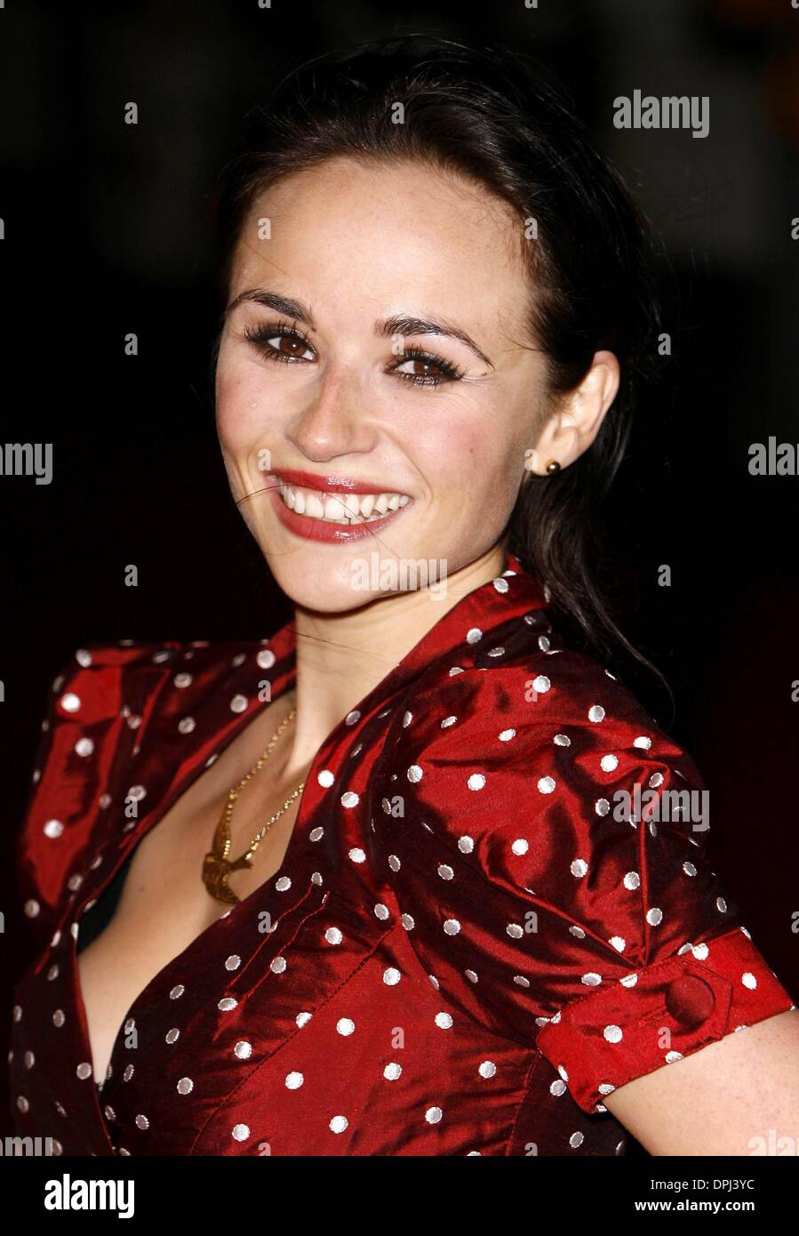 Oct. 21, 2006 - The Odeon, LONDON - EMMA PIERSON.ACTRESS.LIVES OF THE SAINTS PREMIERE.THE ODEON, LONDON.20 October 2006.DIE19303.CREDIT:  -   K51014(Credit Image: © Globe Photos/ZUMAPRESS.com) Stock Photo