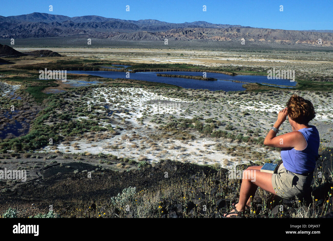 Woman in death valley national park hi-res stock photography and images ...