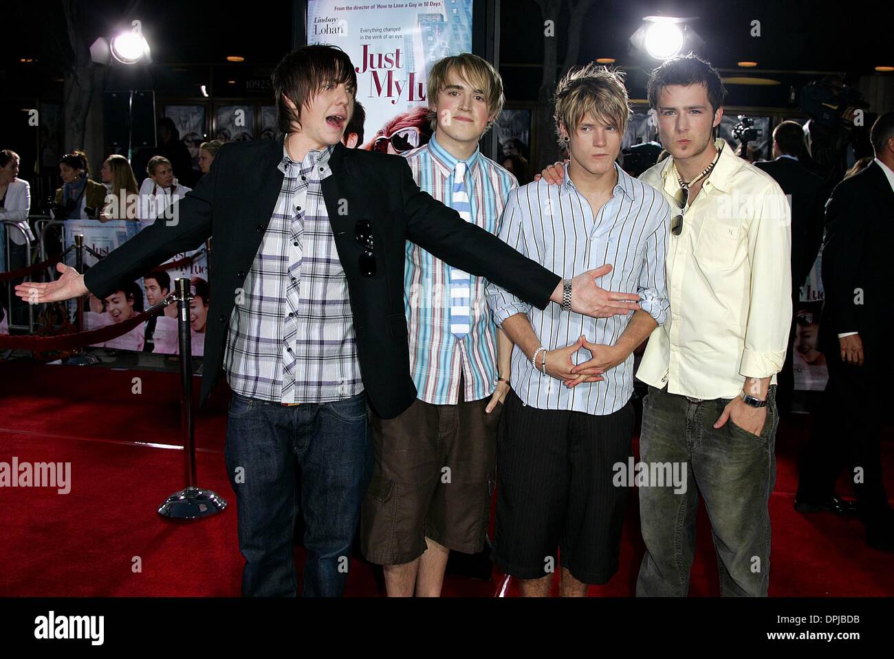 May 23, 2006 Westwood, LOS ANGELES, USA MCFLY.POP GROUP.JUST MY
