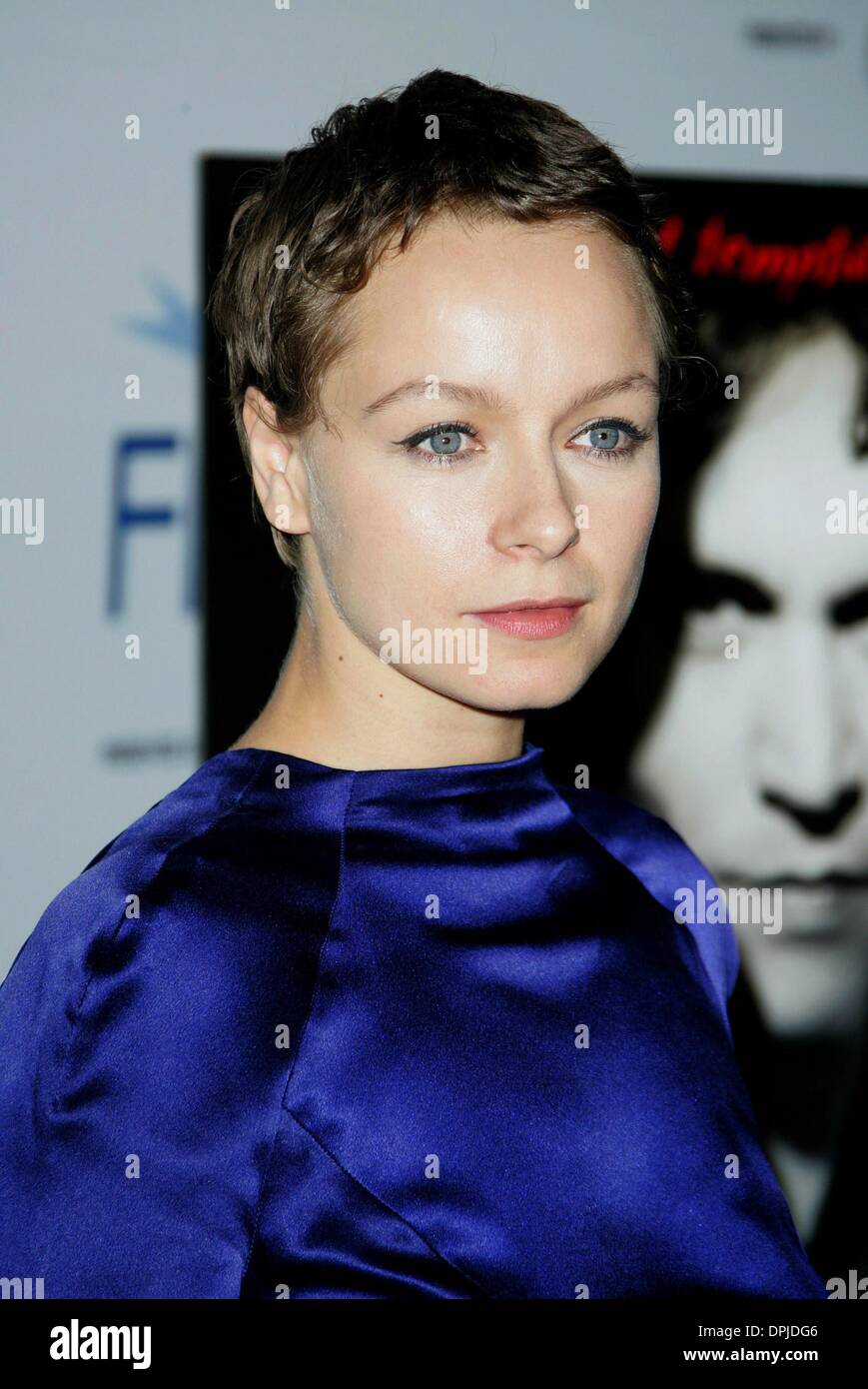 Jan. 10, 2006 - Hollywood, LOS ANGELES, USA - SAMANTHA MORTON.ACTRESS.THE LIBERTINE, PREMIER. AFI FEST 2005.ARCLIGHT, HOLLYWOOD, LOS ANGELES, USA.11-Nov-05.LAP60516.K46239.(Credit Image: © Globe Photos/ZUMAPRESS.com) Stock Photo