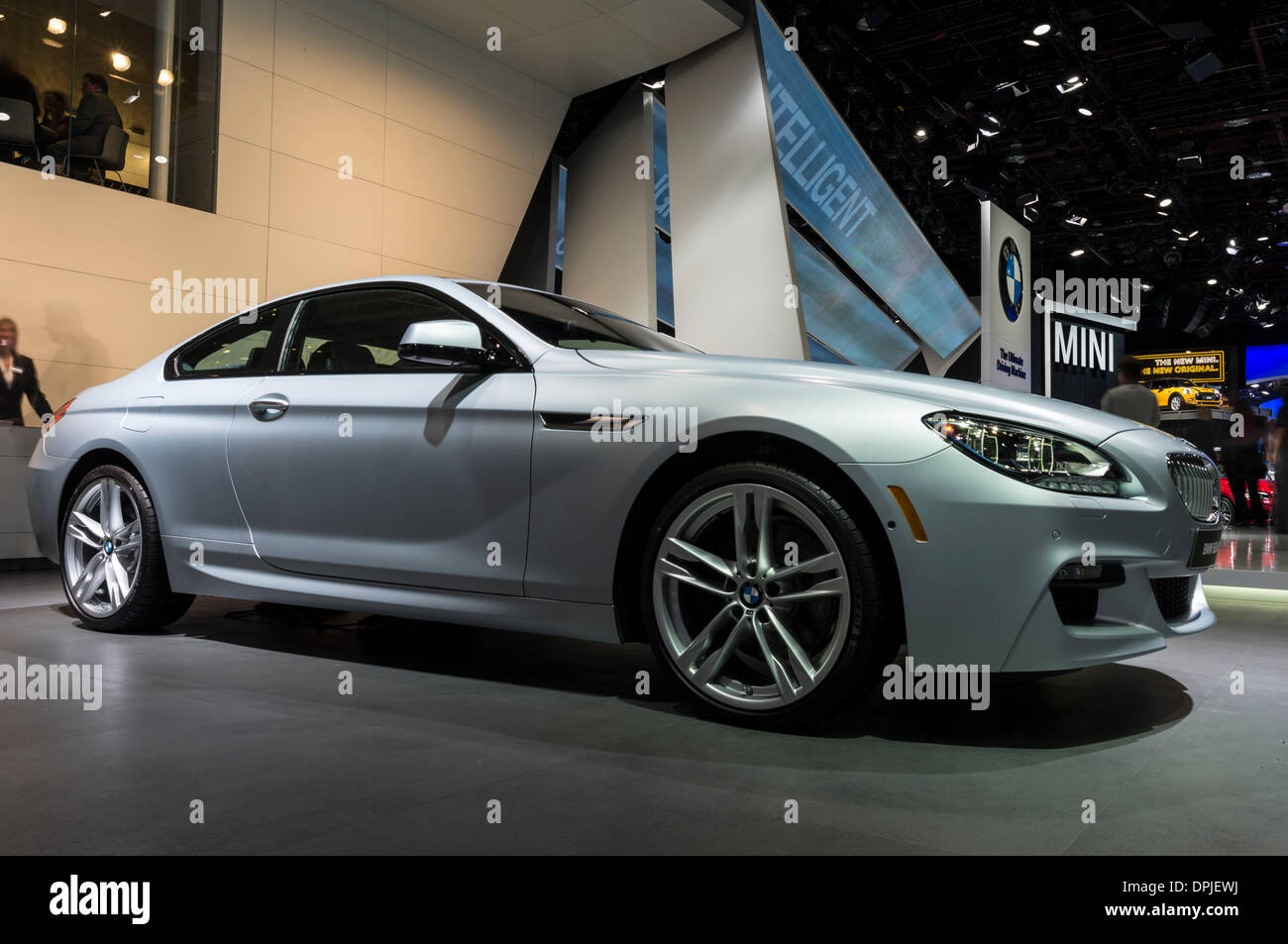 Detroit, Michigan, USA. 13th January 2014. BMW 6 Series, 2014 Detroit Auto Show Credit:  Joseph Heroun/Alamy Live News Stock Photo