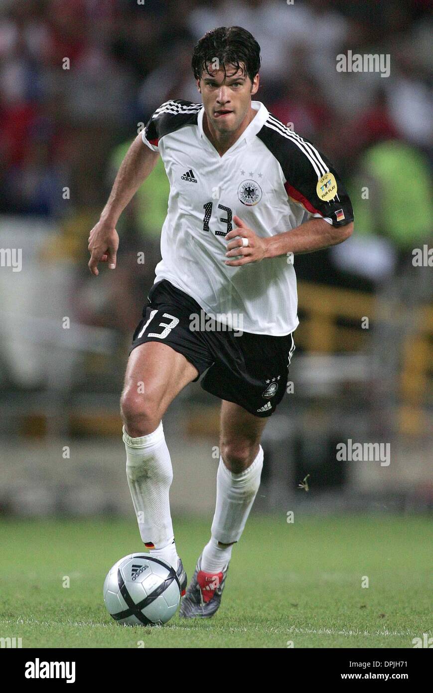 MICHAEL BALLACK.GERMANY & BAYERN MUNICH FC.GERMANY V CZECH REPUBLIC EURO.JOSE ALVALADE STADIUM, LISBON, PORTUGAL.23/06/2004.DIG25243.K47872.WORLD CUP PREVIEW 2006 Stock Photo