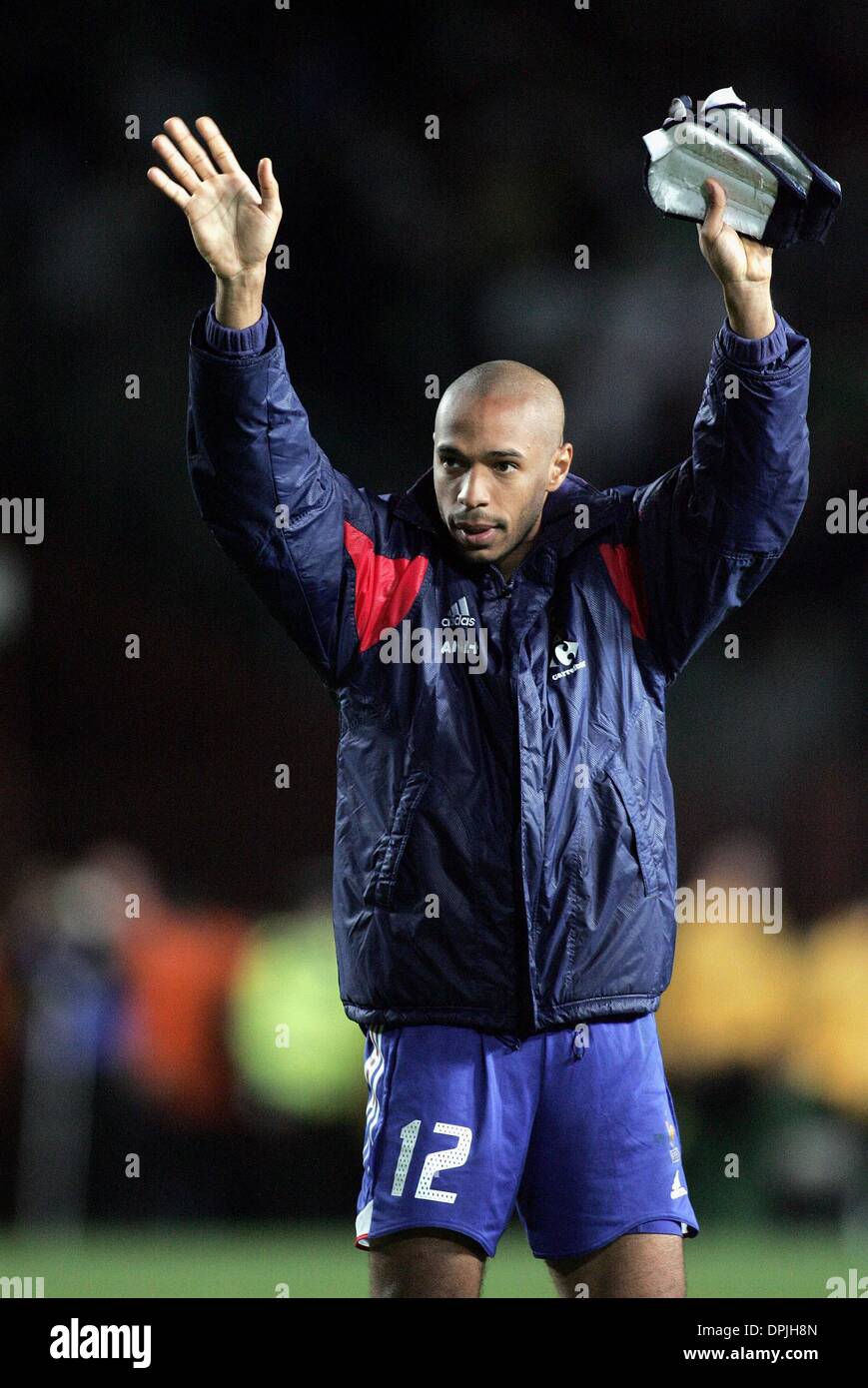 THIERRY HENRY.FRANCE & ARSENAL FC.REP OF IRELAND V FRANCE.LANSDOWNE ROAD,DUBLIN.07/09/2005.DIJ36942.K47872.WORLD CUP PREVIEW 2006 Stock Photo