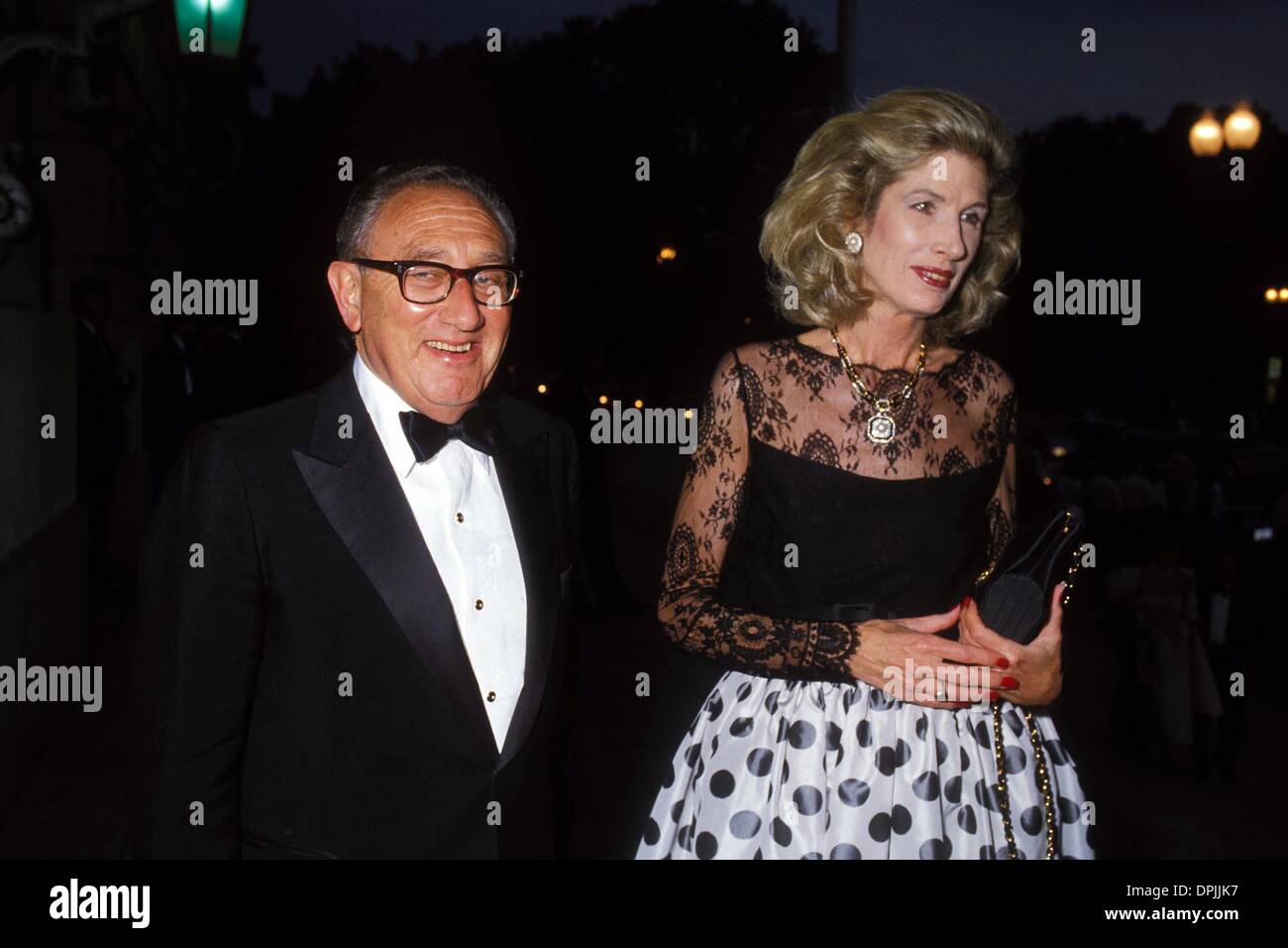 Nov. 8, 2006 - HENRY KISSINGER AND NANCY KISSINGER. JAMES COLBURN- -   NANCYKISSINGERRETRO(Credit Image: © Globe Photos/ZUMAPRESS.com) Stock Photo