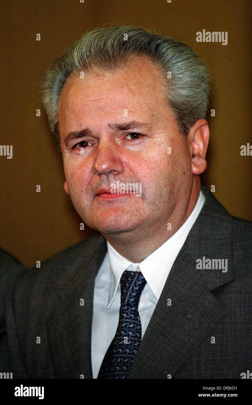 SLOBODAN MILOSEVIC.PRESIDENT OF SERBIA.20/01/1994.L46G7AC.K47199 Stock Photo