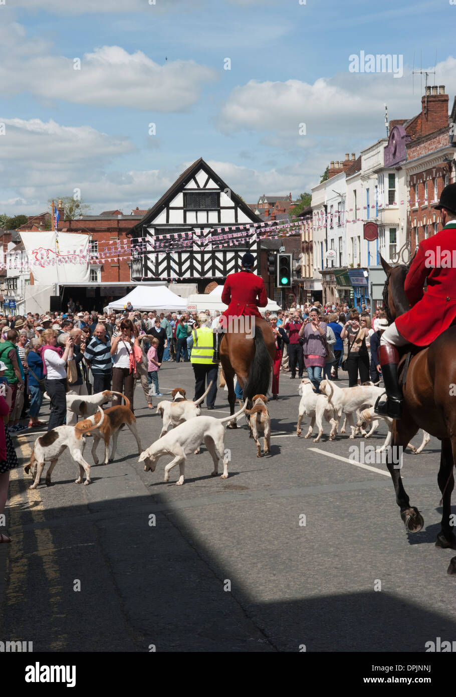 Ox Roast Festival in Ledbury High Street Stock Photo Alamy