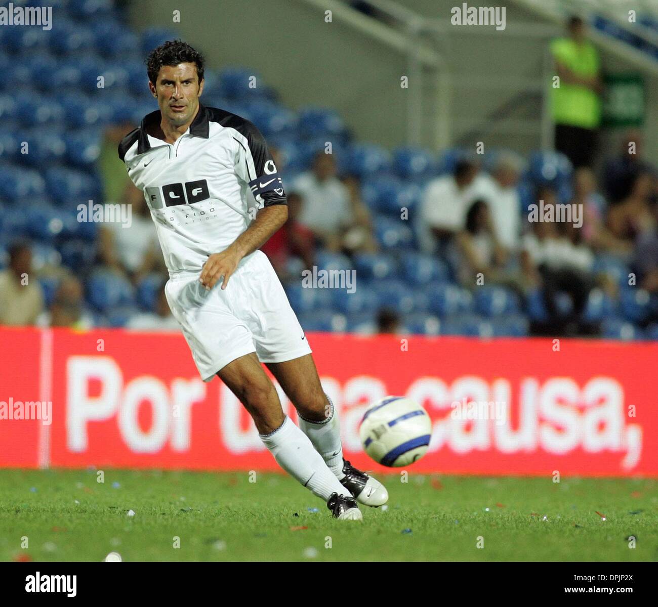 Feb. 24, 2006 - Faro, PORTUGAL - 20050702: FARO, PORTUGAL: 3rd Edition of the  s Match, supported by the LuÃs Figo Foundation and the Ronald McDonald Children's Foundation held at Algarve Stadium. In picture Luis Figo...On 4rd August 2005, 32 years old Portuguese player Luis Figo, from Real Madrid, has agreed to sign a two-year deal with Inter Milan..Â© VASCO CELIO-FaroFILES-   K4 Stock Photo