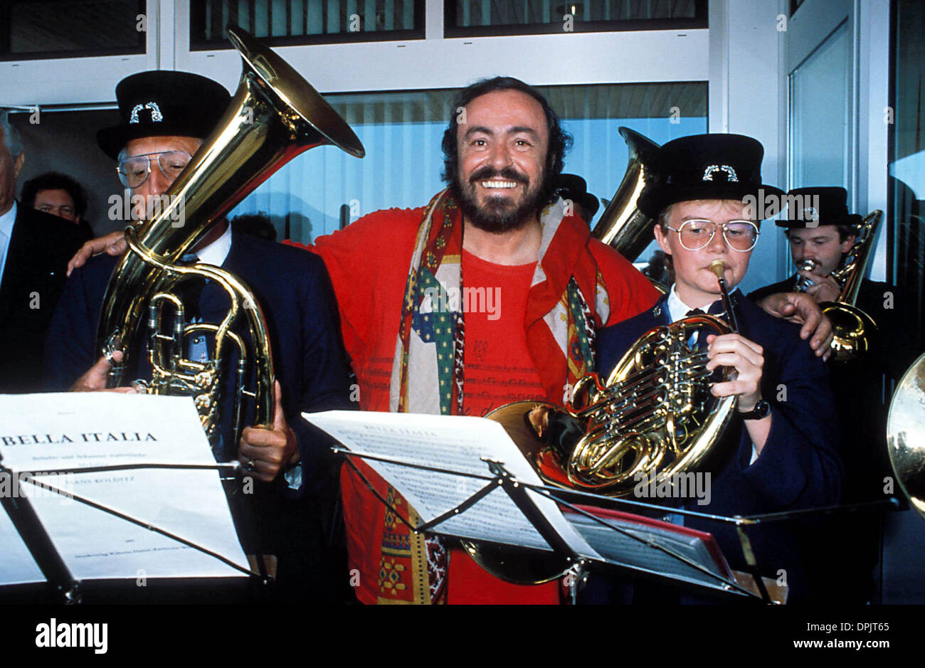 Aug. 17, 2006 - Luciano Pavarotti.Salzburg. . Udo Schreiber -     LUCIANOPAVAROTTIRETRO(Credit Image: © Globe Photos/ZUMAPRESS.com) Stock Photo