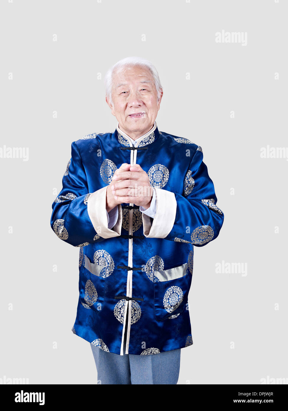 portrait of senior chinese man Stock Photo