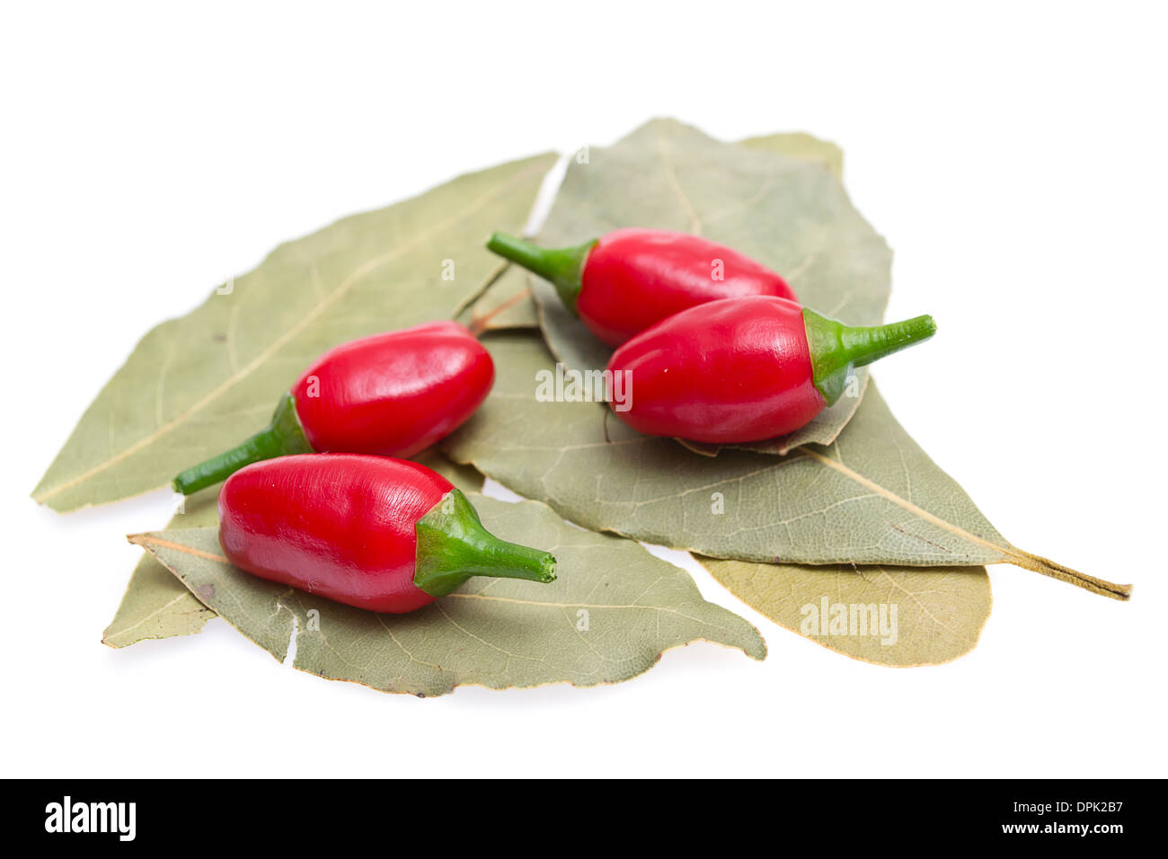 red hot chilli peppers on white background Stock Photo - Alamy