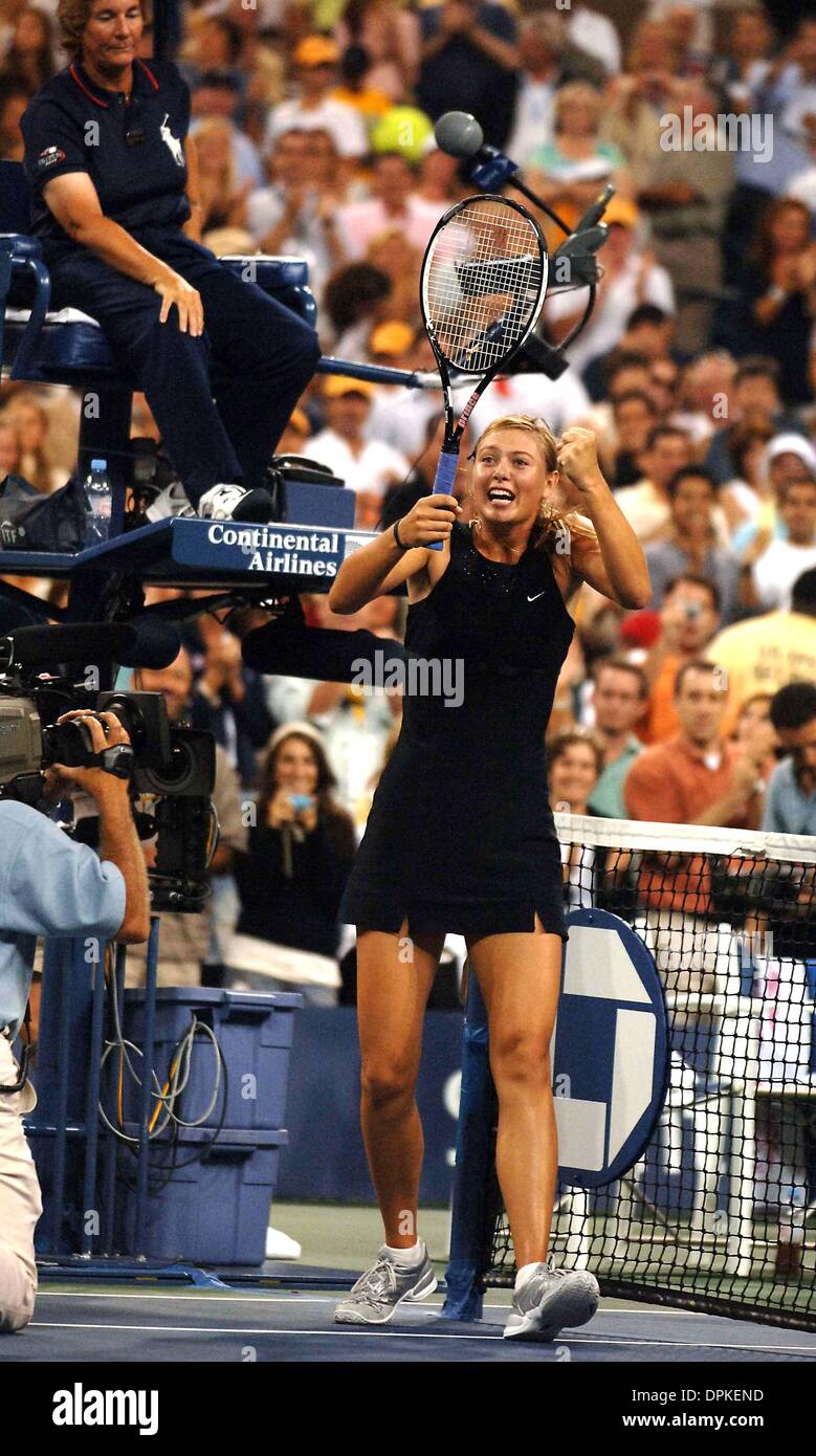 Maria sharapova us open victory hi-res stock photography and images - Alamy