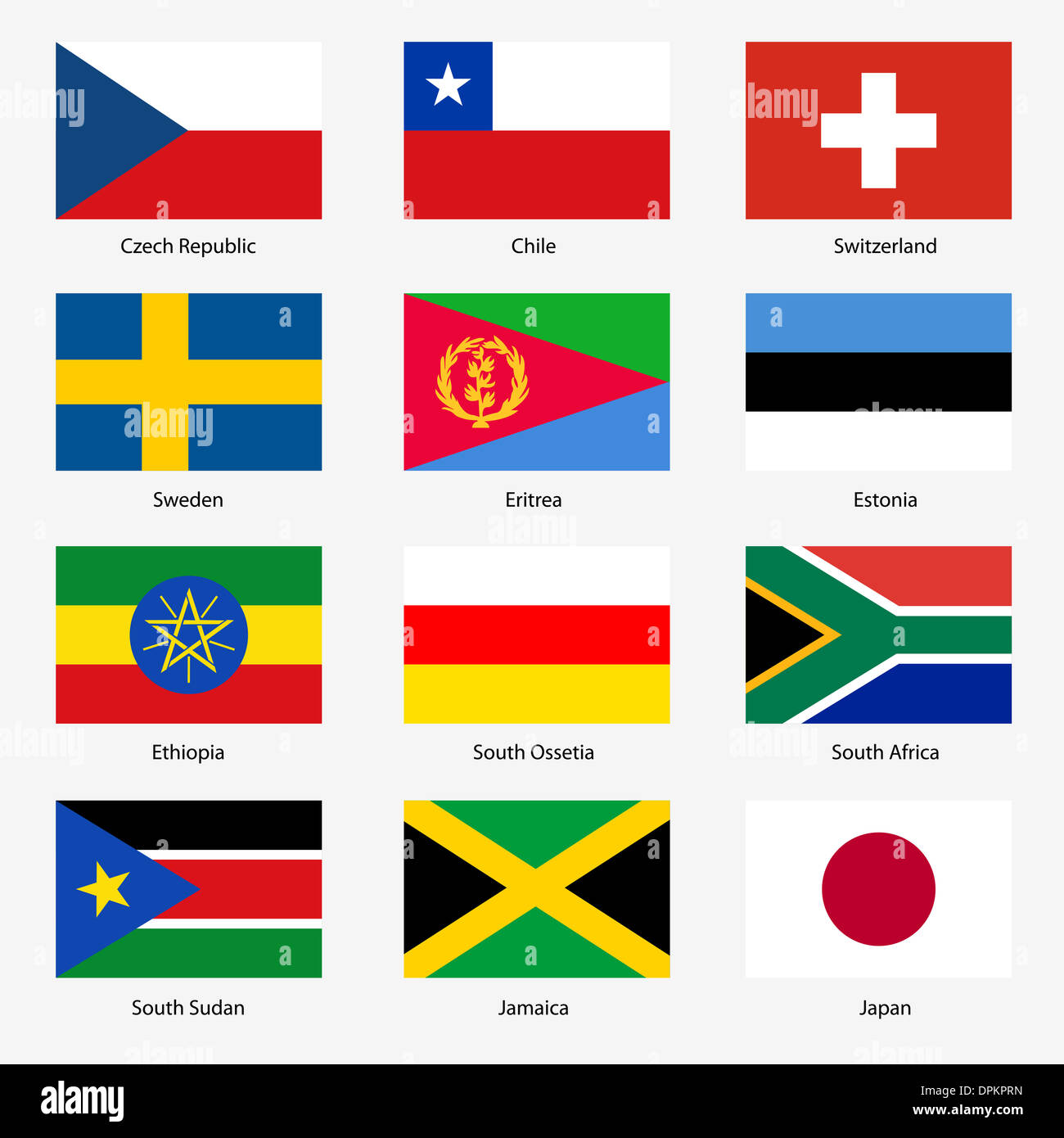 set-flags-of-world-sovereign-states-stock-photo-alamy