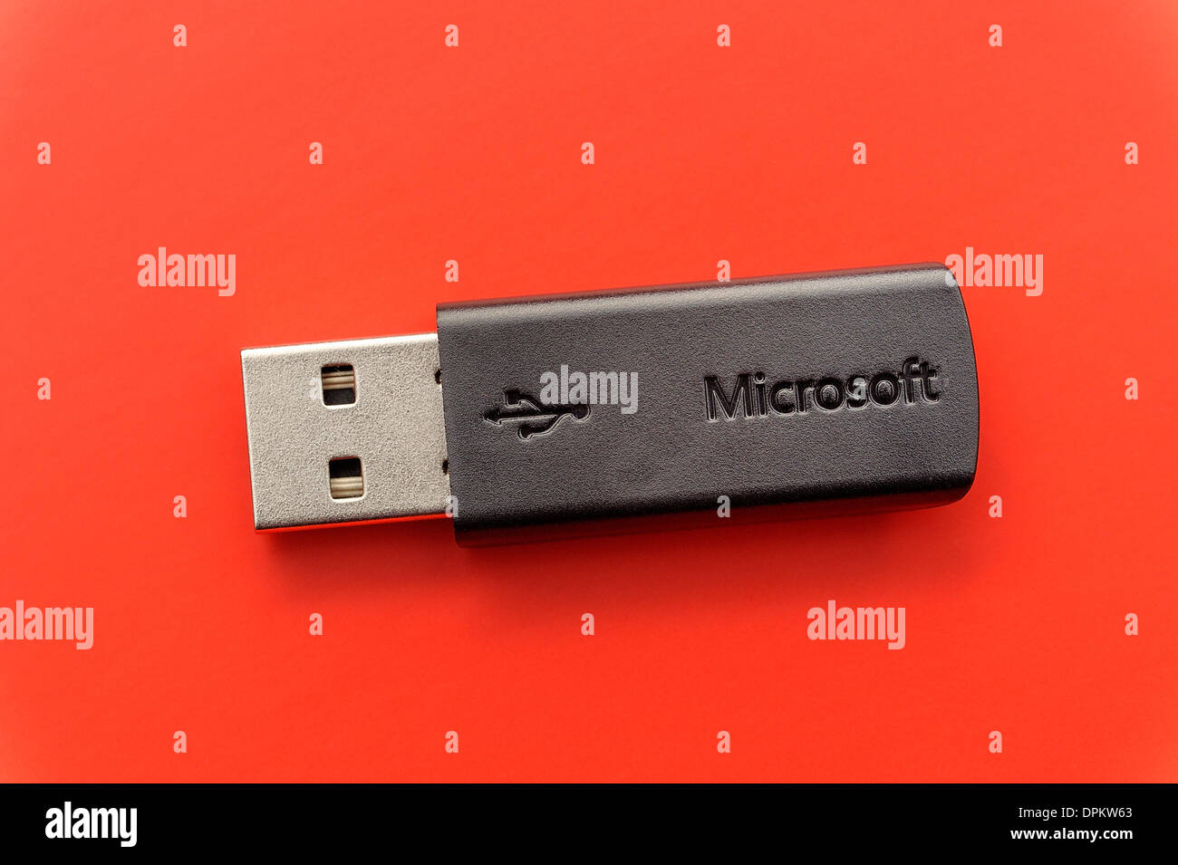 Microsoft wireless USB dongle Stock Photo - Alamy