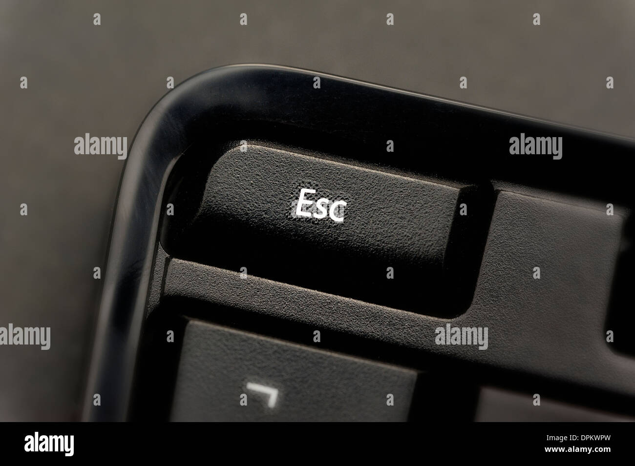 Escape key on a keyboard Stock Photo