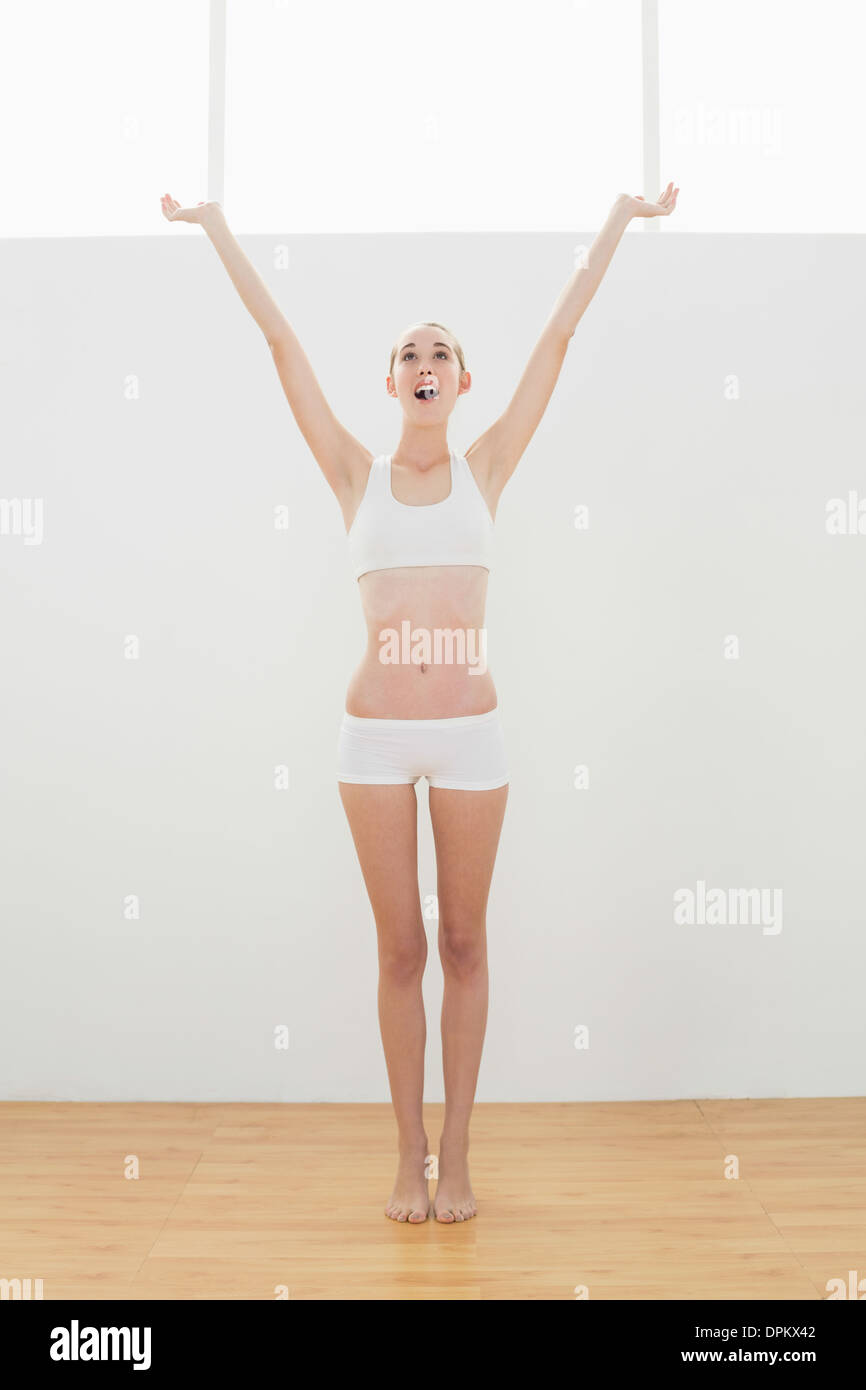 Female toned slim body hi-res stock photography and images - Alamy