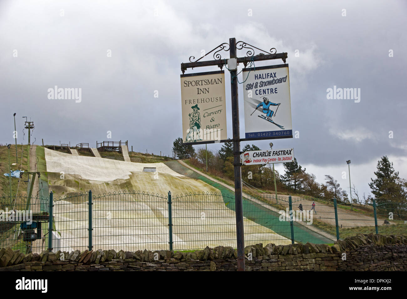 Halifax Ski & Snowboard centre Stock Photo