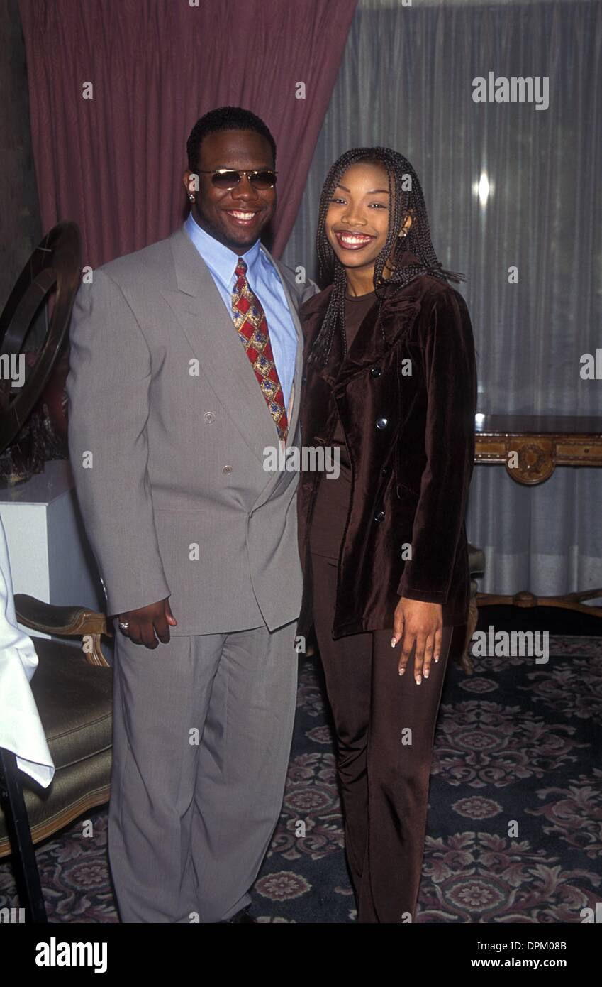 Jan. 24, 2006 BRANDY WITH WANYA MORRIS (BOYS II MEN) 1996.Â© FITZROY